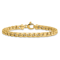 14k Polished Curb Bracelet