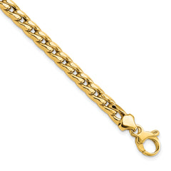 14k Polished Curb Bracelet