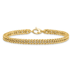 14K Polished Curb Link Bracelet