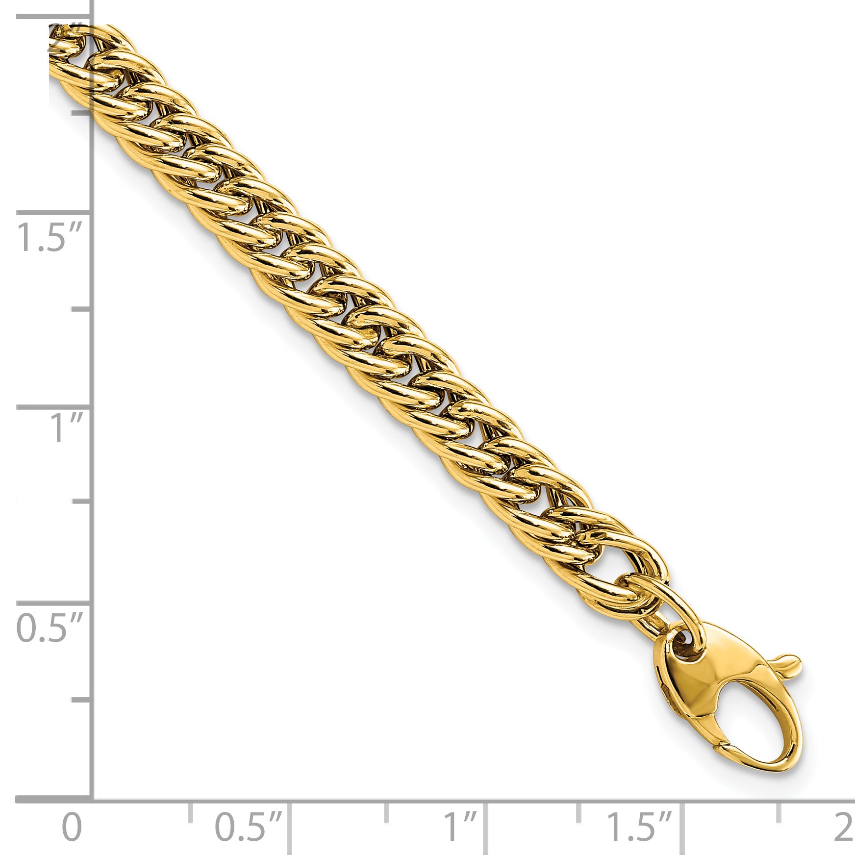 14K Polished Curb Link Bracelet
