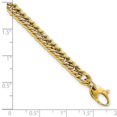 14K Polished Curb Link Bracelet