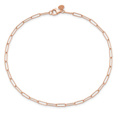 14K Rose Gold Polished Fancy Link Bracelet - 7