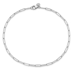 14K White Gold Polished Fancy Link Bracelet - 7