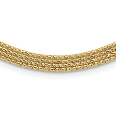 14K Woven Necklace