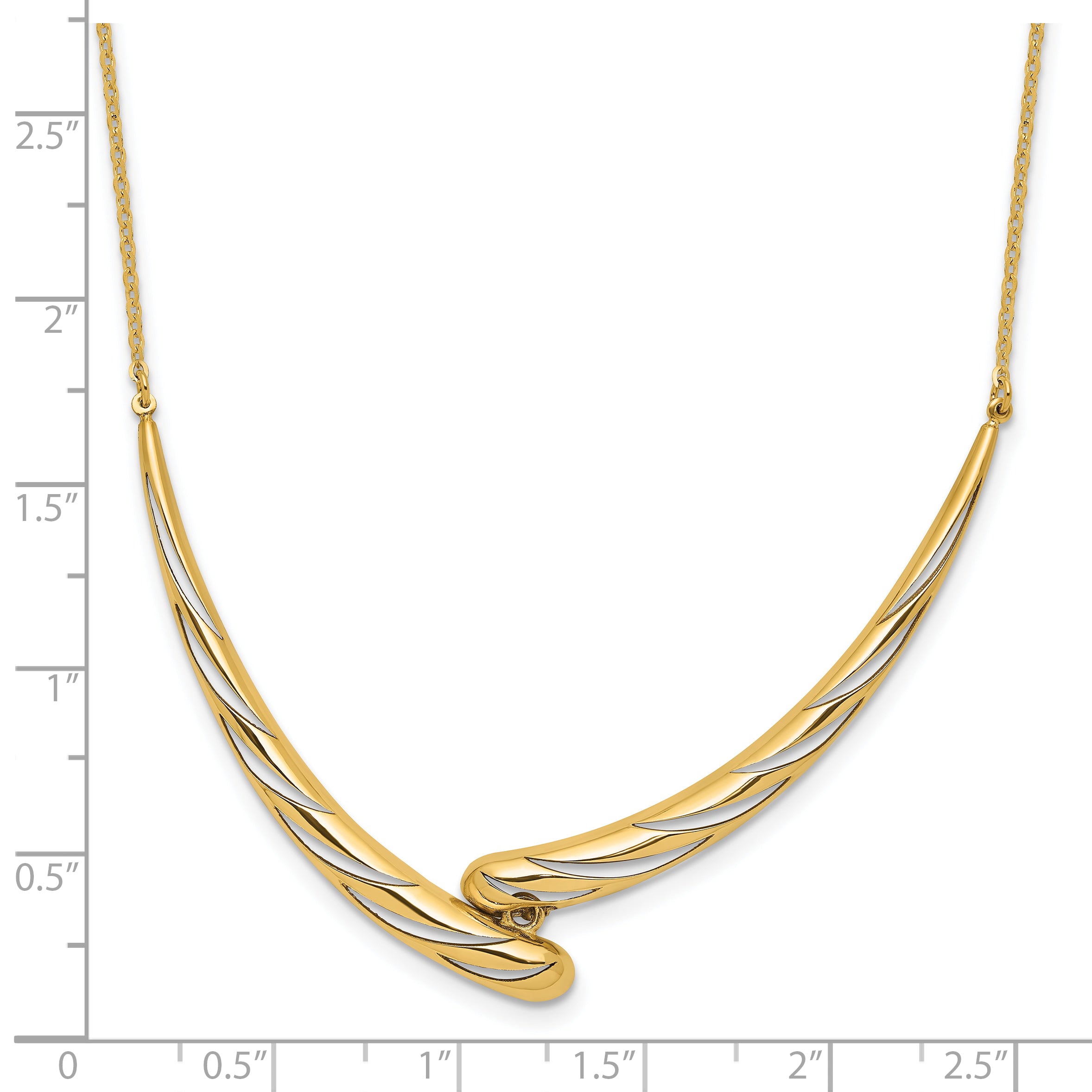 14k Polished Necklace