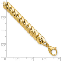 14K Polished Fancy Link Bracelet