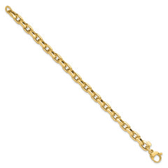14K Polished Fancy Link Bracelet