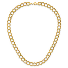 14K Polished Fancy Link Necklace