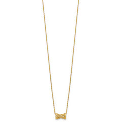 14K Polished Fancy Necklace