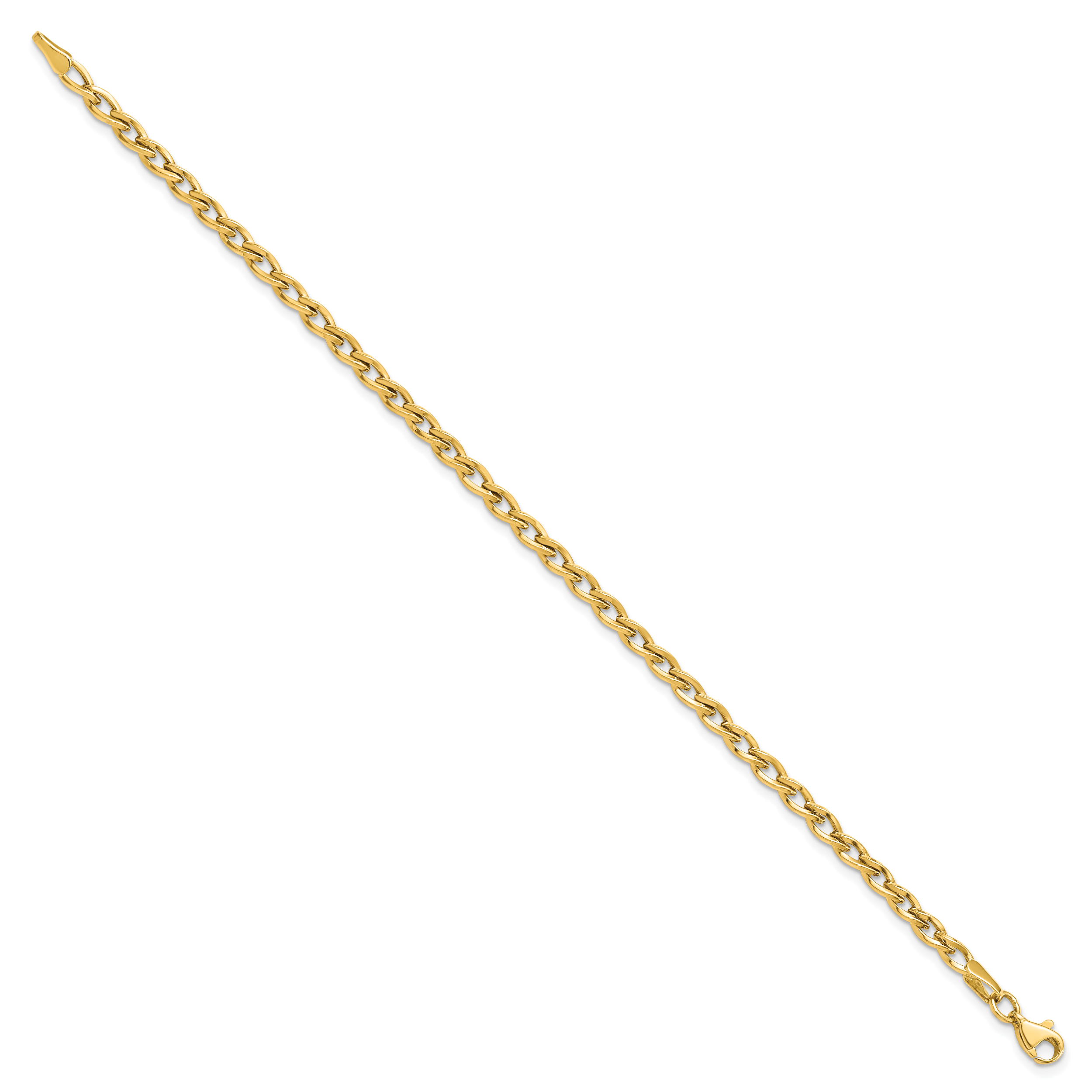 14K Polished Link Bracelet Secondary image