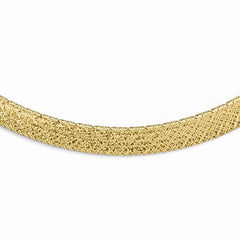 Leslie's 14K Yellow Gold Mesh Necklace