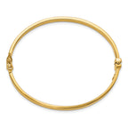14K Polished Hinged Bangle