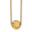 14K Polished D/C Round Necklace