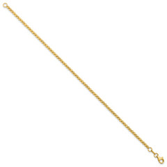 14K D/C Beaded Bracelet