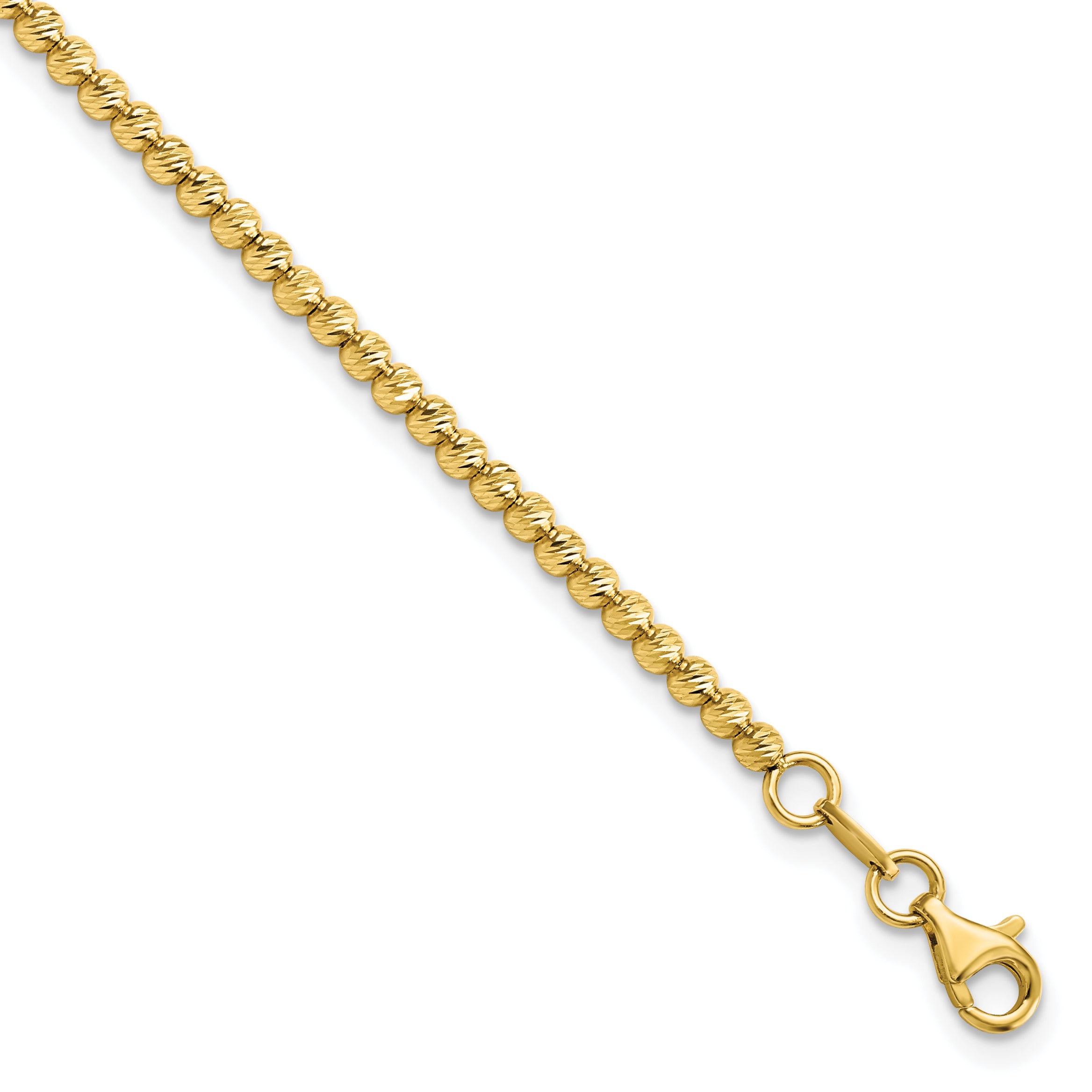 14K D/C Beaded Bracelet Main image