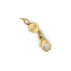 Leslie's 14K Yellow Gold Beaded Necklace with Polished Brushed Finish