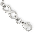 14K White Gold Polished Bracelet