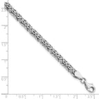 14K White Gold Polished Fancy Link Bracelet