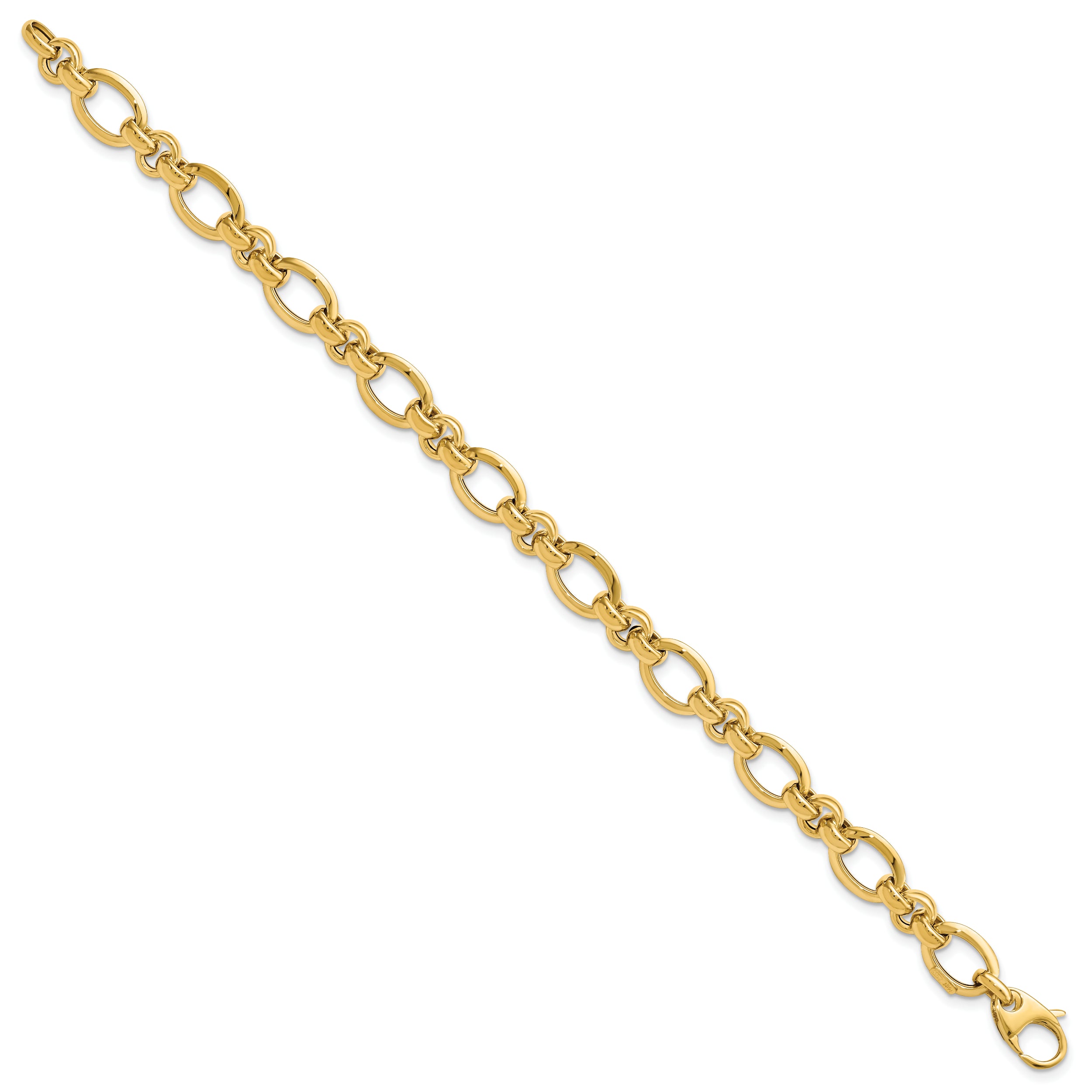 14K Polished Bracelet