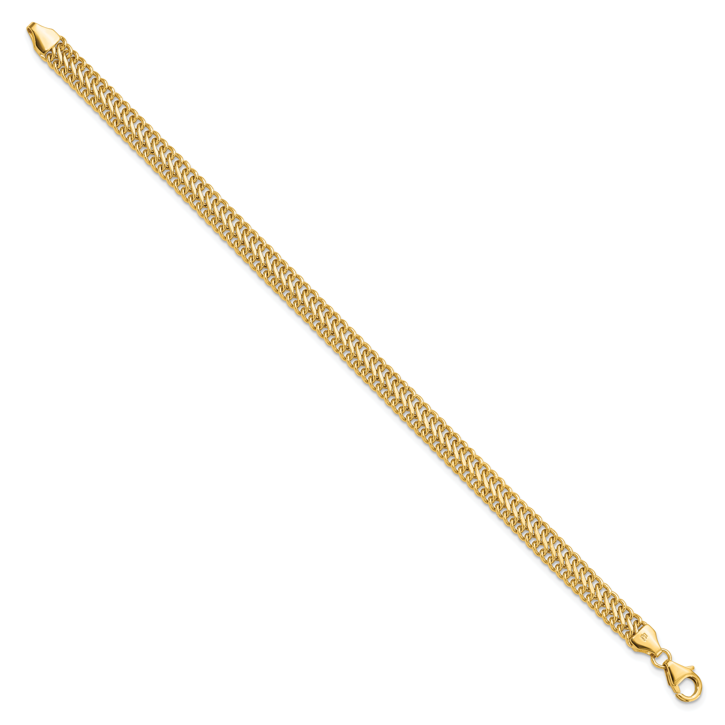 14K Polished S Link Bracelet Secondary image
