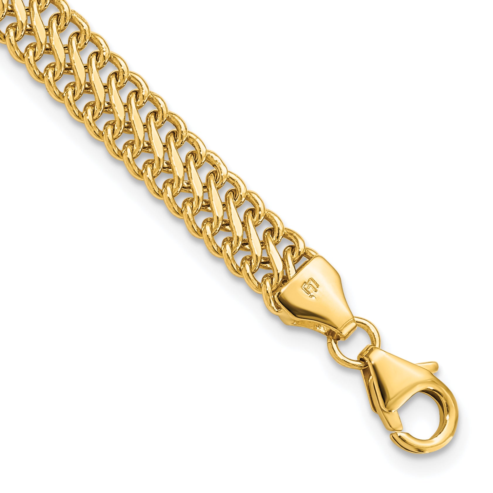 14K Polished S Link Bracelet Main image