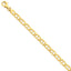 14K 6.9mm Hand-polished Anchor Link Bracelet