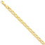 14K Yellow Gold Anchor Link Necklace Hand-Polished Elegant Design