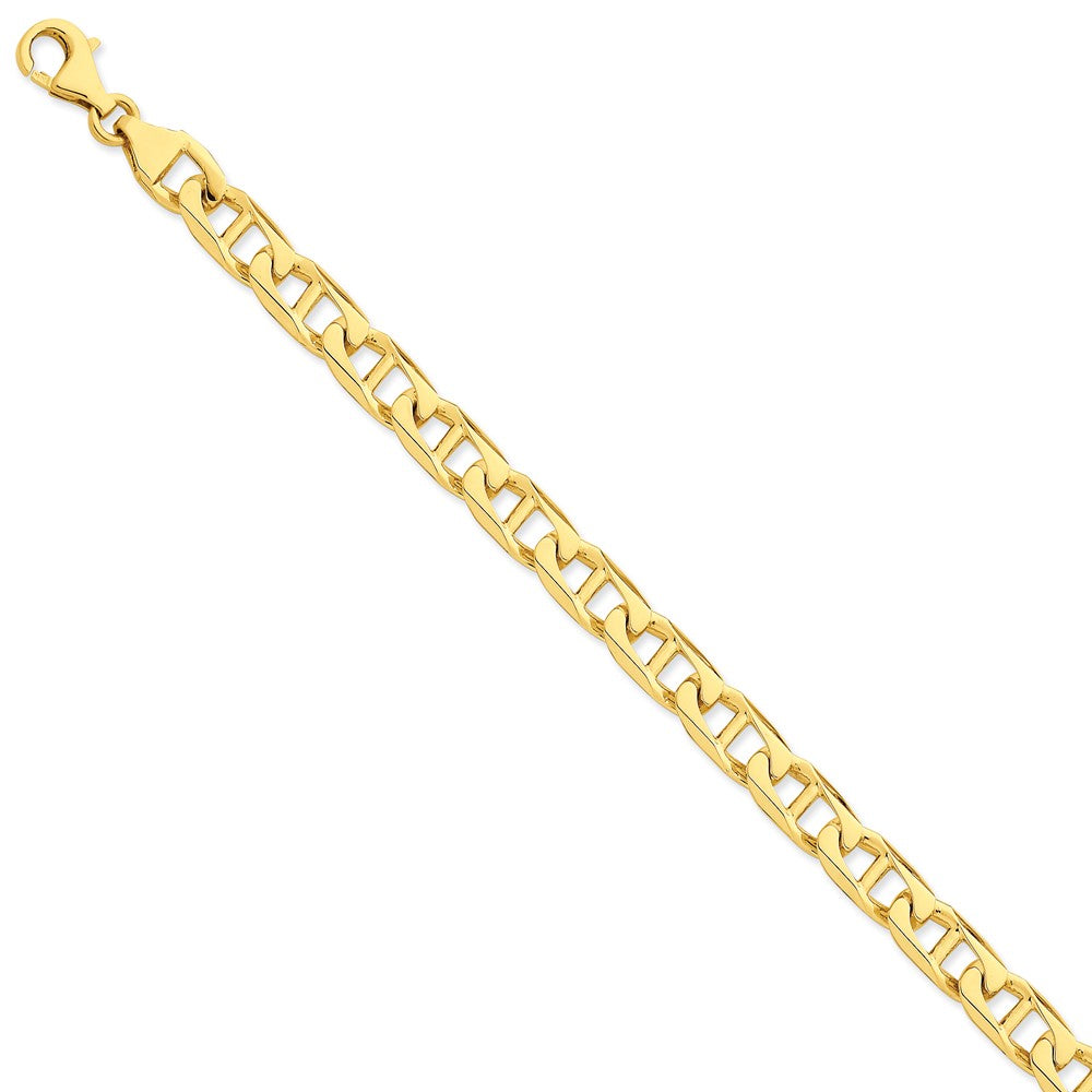 14K Yellow Gold 8.5mm Hand-polished Anchor Link