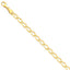 14K 5.9mm Hand-Polished Open Link Bracelet