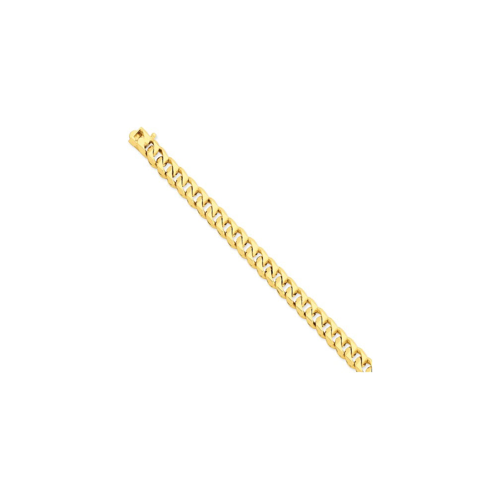 Sophia Jewelers 14K Yellow Gold Solid Link Necklace 20 Hand-Polished Elegance Secondary image