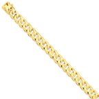 Sophia Jewelers 14K Yellow Gold 11mm Solid Classic Necklace