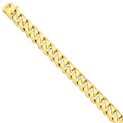 14K Yellow Gold Polished Link Necklace 14mm Classic Elegance 20 inches - 20