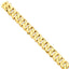 14K Yellow Gold Traditional Link Necklace, Hand-Polished Solid Elegance