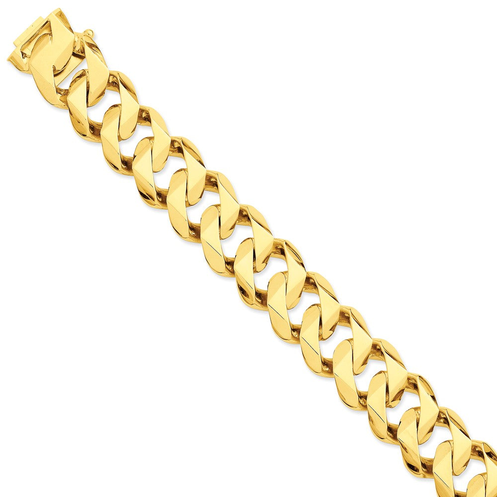 14K Yellow Gold 19.1mm Hand-Polished Traditional Link Chain