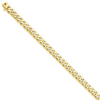 Sophia Jewelers 14K Yellow Gold 20 Hand-Polished Curb Chain Necklace