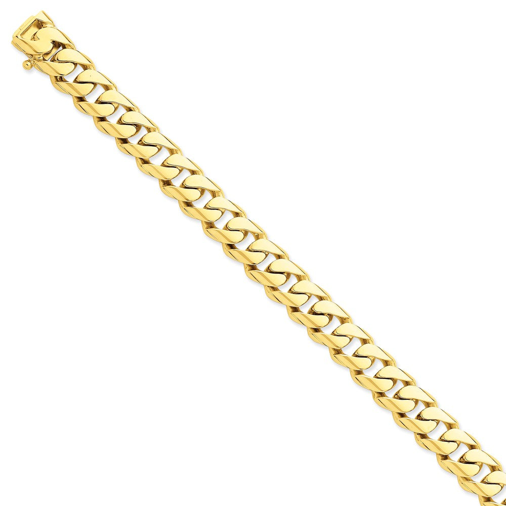 Sophia Jewelers 14K Gold Solid Curb Chain for Timeless Elegance - 20