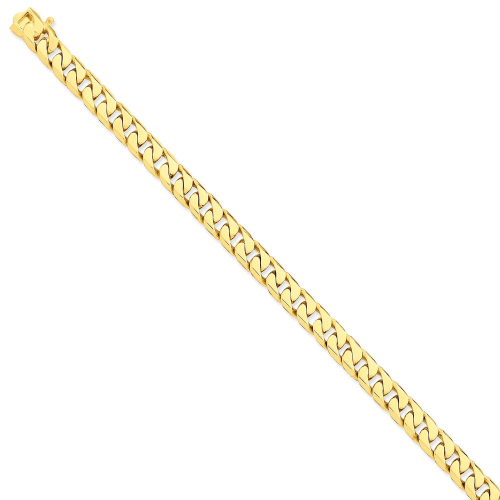14K Yellow Gold 20 Hand-Polished Solid Curb Chain Necklace by Sophia Jewelers Main image