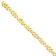 14K Yellow Gold Fancy Link Chain Necklace Solid & Hand-Polished Elegance
