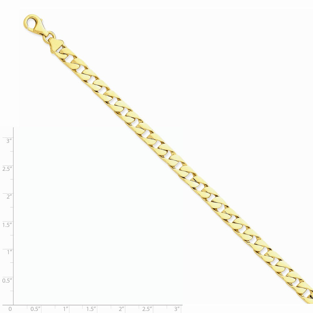 14K Yellow Gold Hand-Polished Fancy Link Necklace Elegant 18 Chain Secondary image