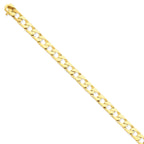 Fancy Chain Bracelet in 14K Yellow Gold, 7.9mm, 1 Inch - Sophia Jewelers