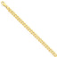 14K 8mm Hand-polished Fancy Link Bracelet