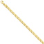 14K 6.2mm Hand-Polished Fancy Link Bracelet