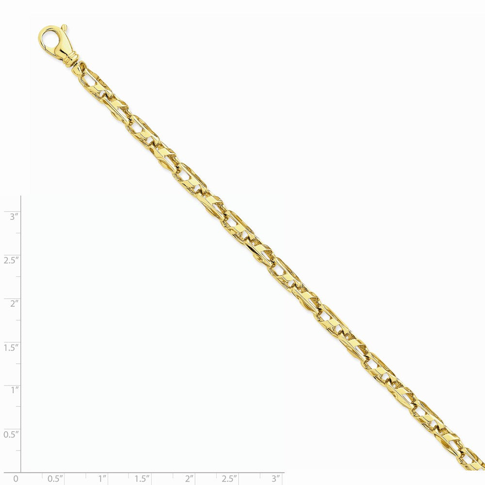 14K Yellow Gold 5.5mm Fancy Link Chain