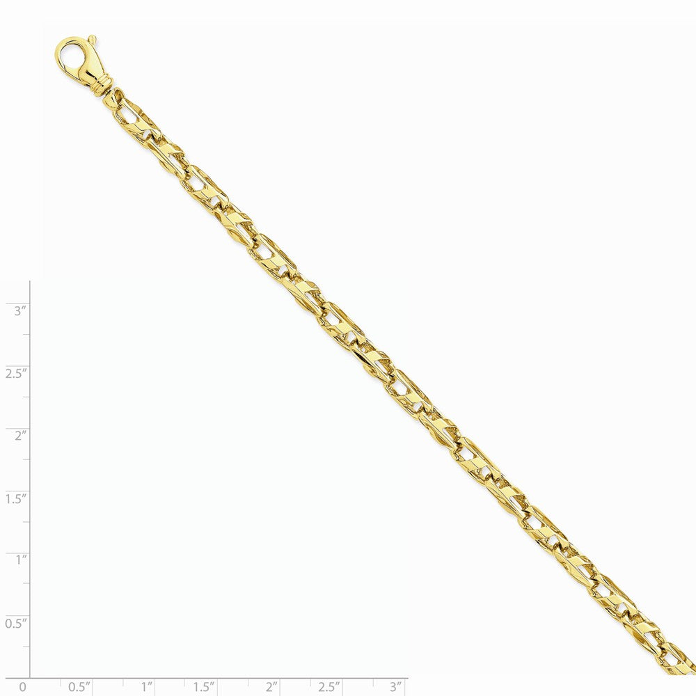 Sophia Jewelers 14K Yellow Gold Fancy Link Chain Necklace 18 Solid Elegant Design Secondary image