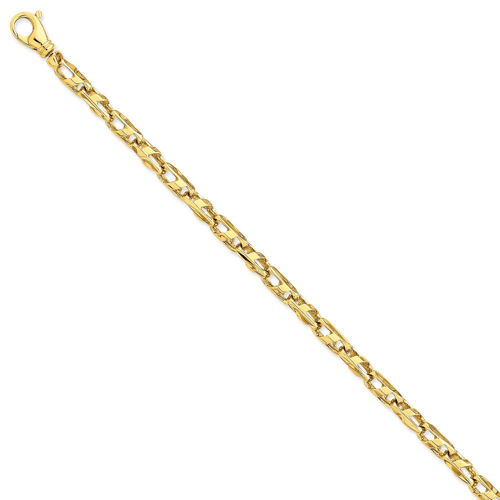 14K Yellow Gold 5.5mm Fancy Link Chain