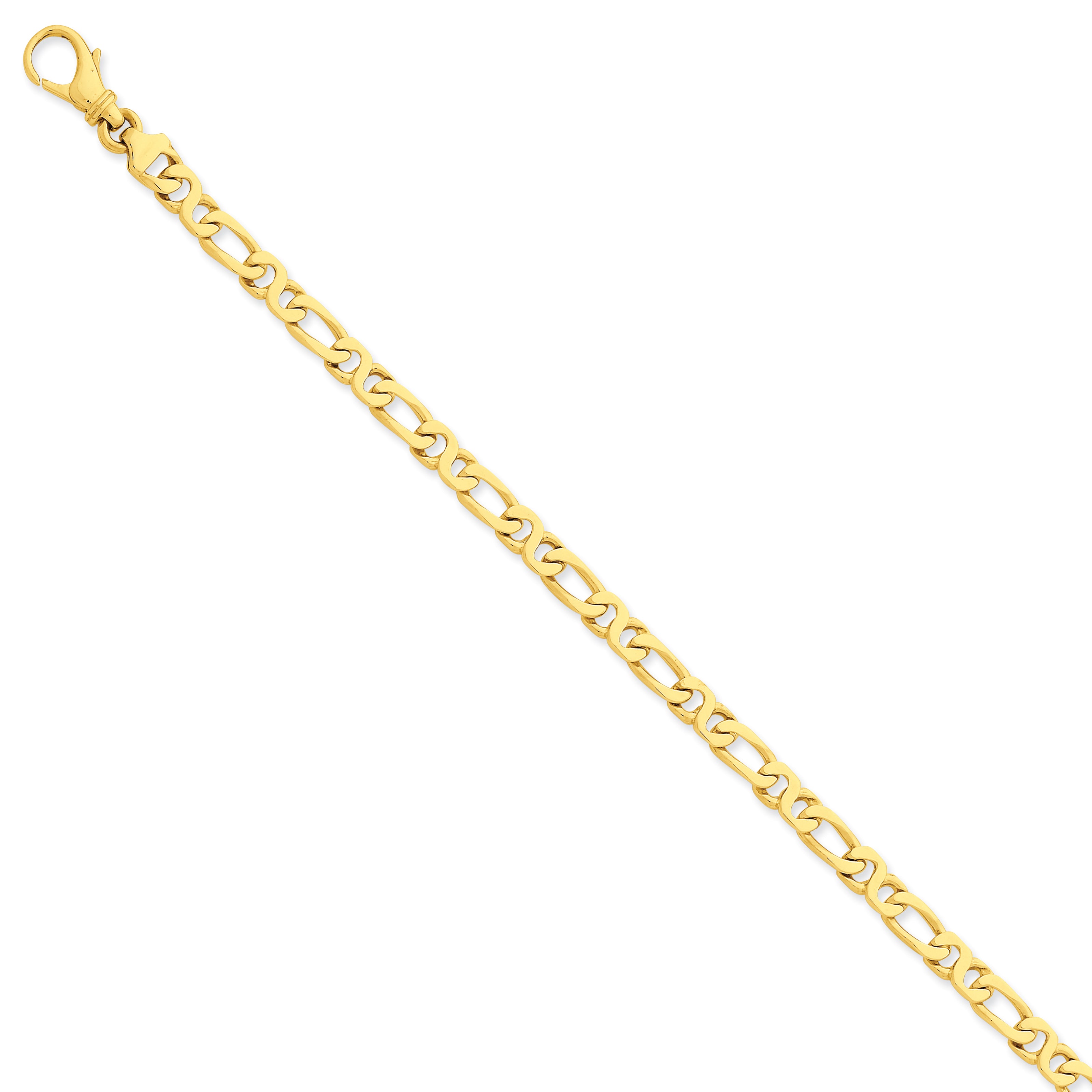 14k 4.8mm Polished Fancy Link Bracelet Main image