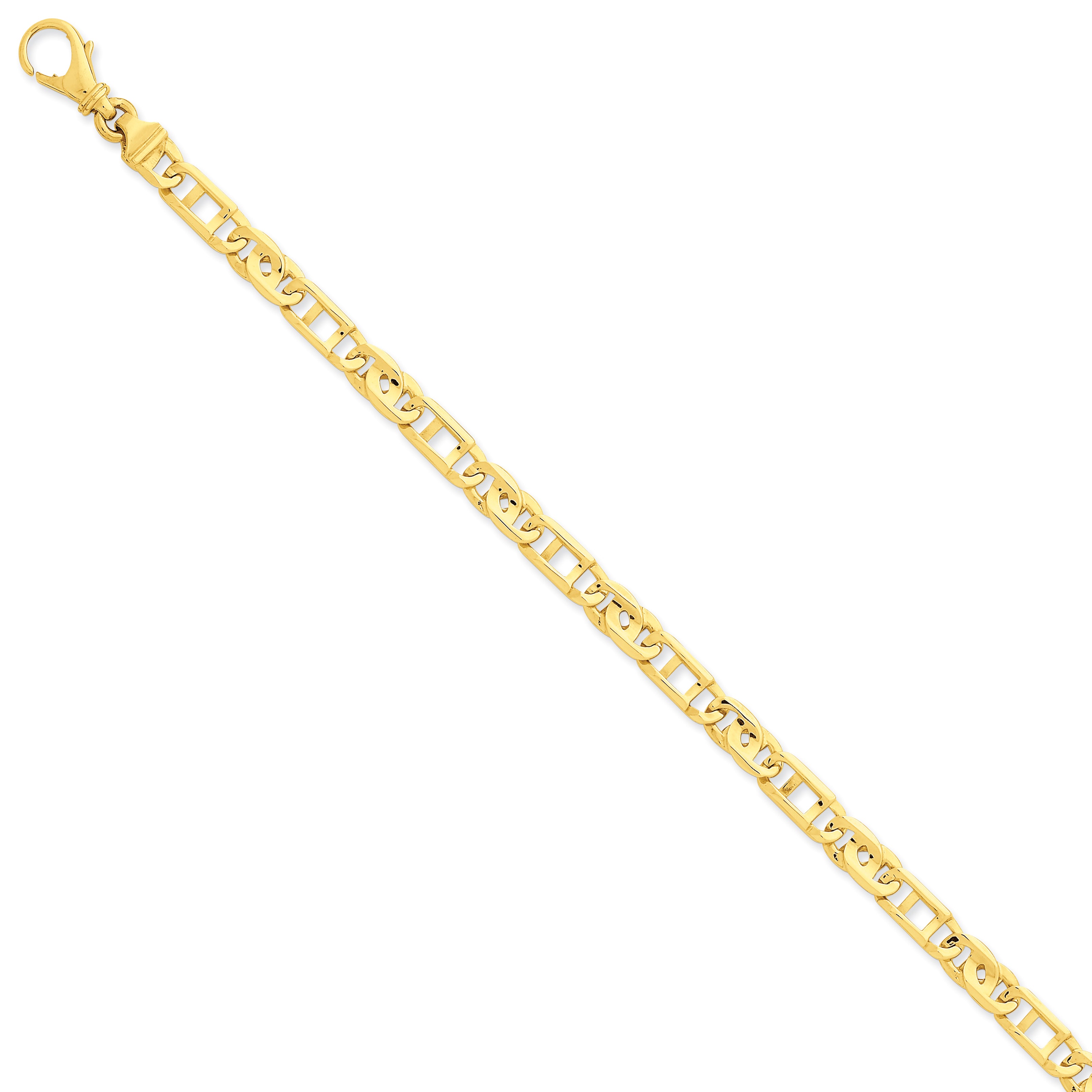 14K 5.5mm Polished Fancy Link Bracelet Main image