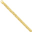 Sophia Jewelers 14K Yellow Gold Hand-Polished Fancy Link Necklace