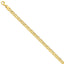 Sophia Jewelers 14K Yellow Gold Fancy Link Chain Necklace Hand-Polished, Solid, Elegant