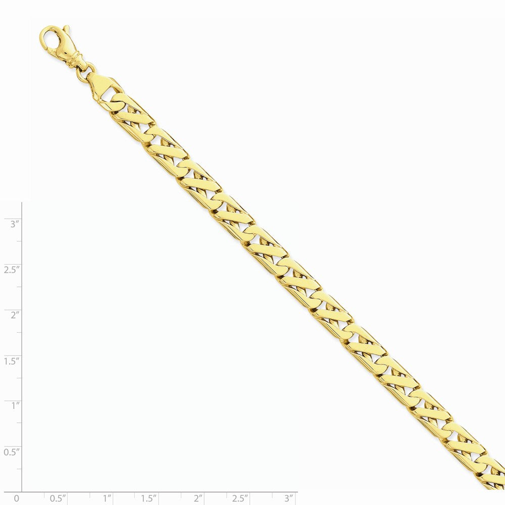 14K Yellow Gold 7.9mm Fancy Link Chain